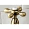 Kingston Brass KS1273AXBS Heritage Bridge Kitchen Faucet W/Brass Sprayer, Brass KS1273AXBS - alternate 5